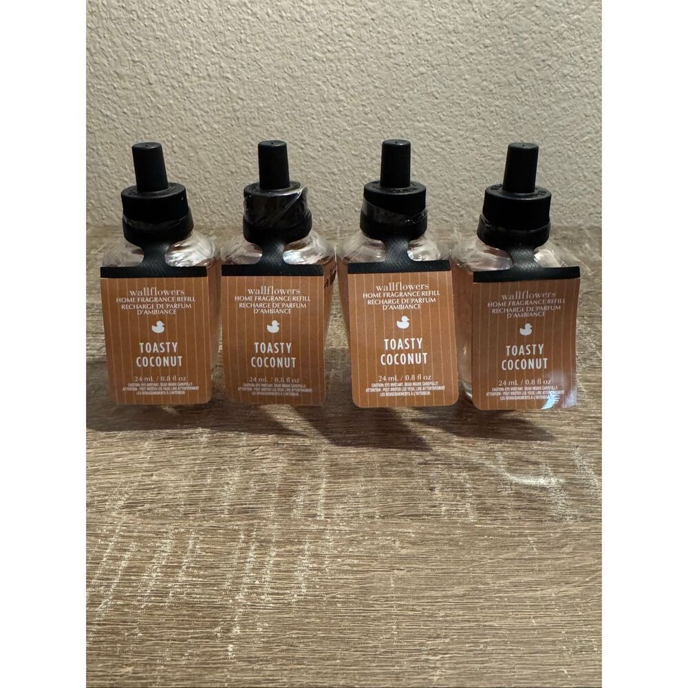 Bath and Body Works Toasty Coconut 4 Wallflower Refills